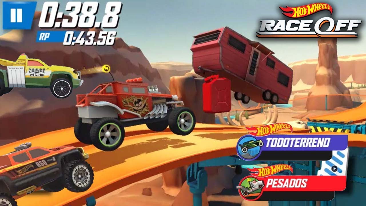 Hot Wheels Race OFF: Baja  Boneshaker vs Pesados // LEVEL: 41-44-47-49-50
