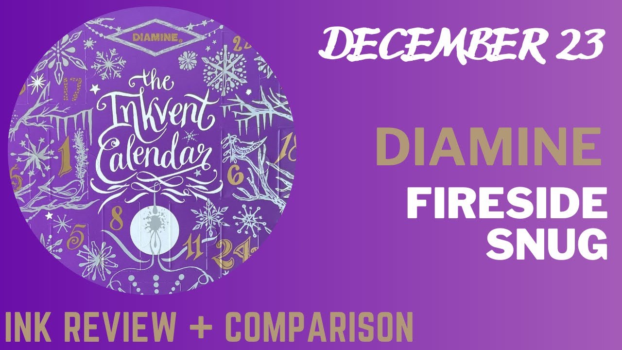 Diamine Fireside Snug (Purple Inkvent)