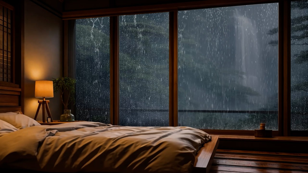 Piano Music for Productivity & Focus | Calm Rain Ambience for Working | Deepora Sounds