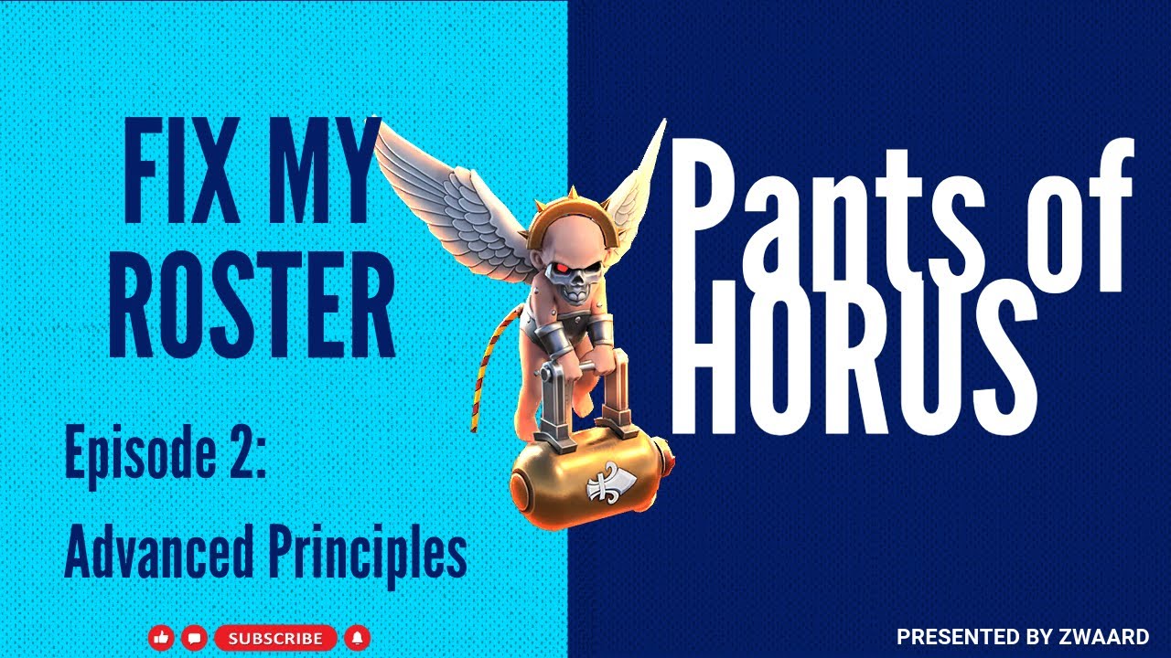 Fix My Roster: Advanced Principles