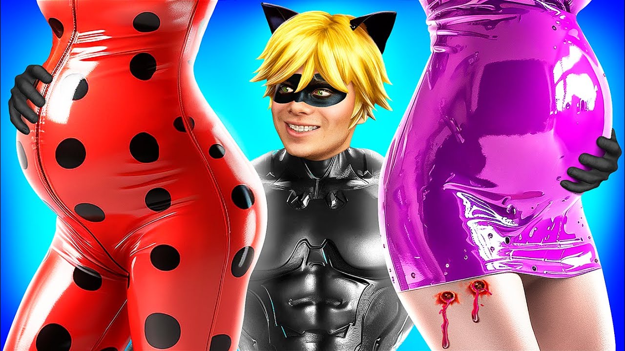 Schwangere Ladybug vs Schwangerer Vampir