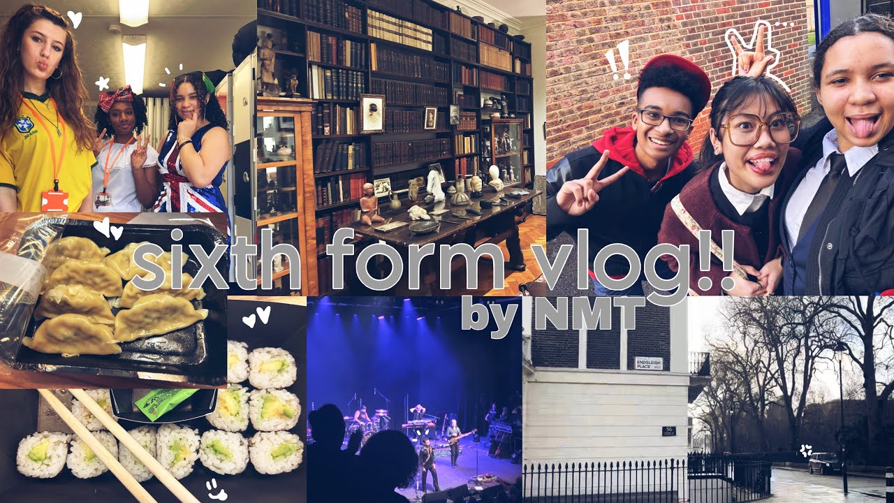 we brought random items to school 💔|| sixth form vlog!!
