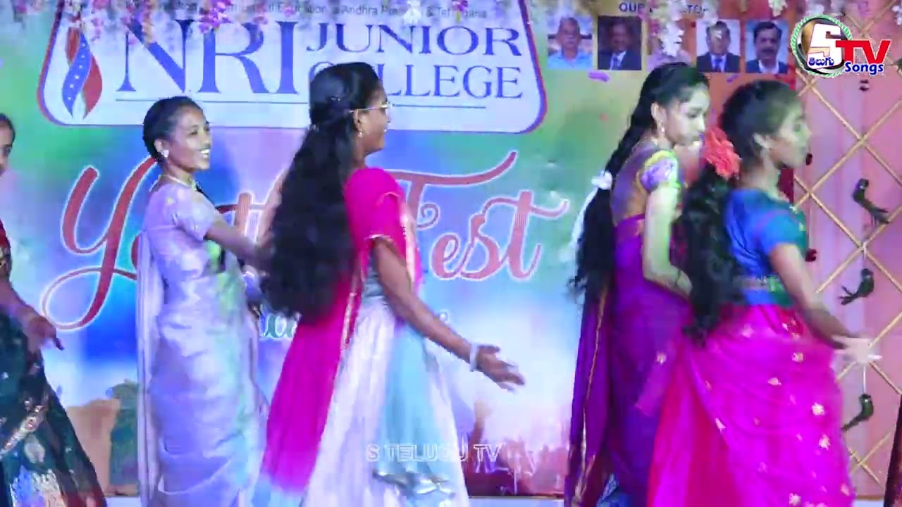 dance Youth Fest Celebrations | Girls | NRI Jr College | Tenali | 2024