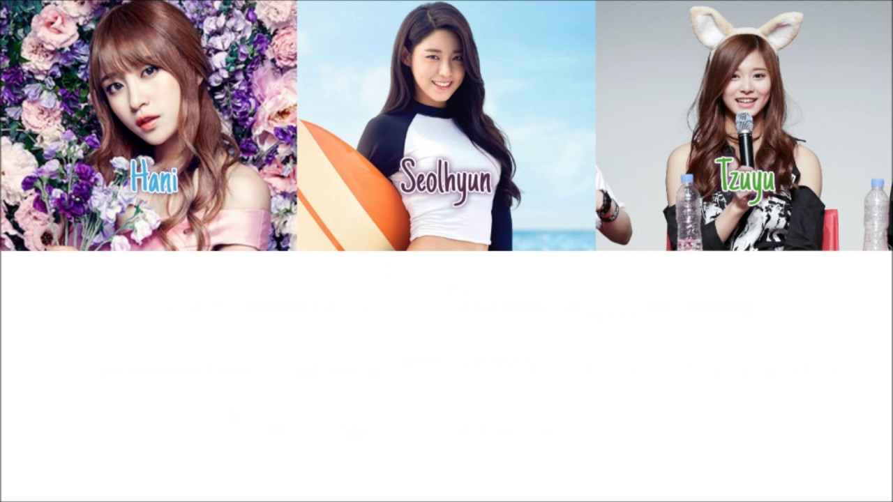 Twice Tzuyu,AOA Seolhyun and EXID Hani -To My Boyfriend (Color Coded Lyrics) Eng|Rom|Han