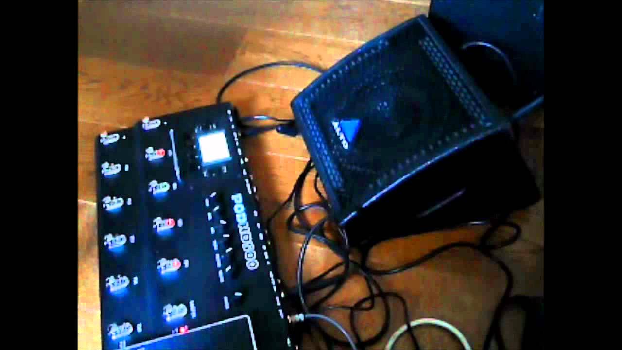 POD HD 500 Floyd Sound test (Mode sigle stomp box)