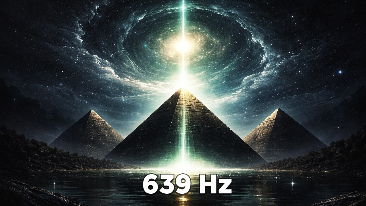 639 Hz Pyramid Frequency | Deep Focus and Inner Calm (1 Hour)