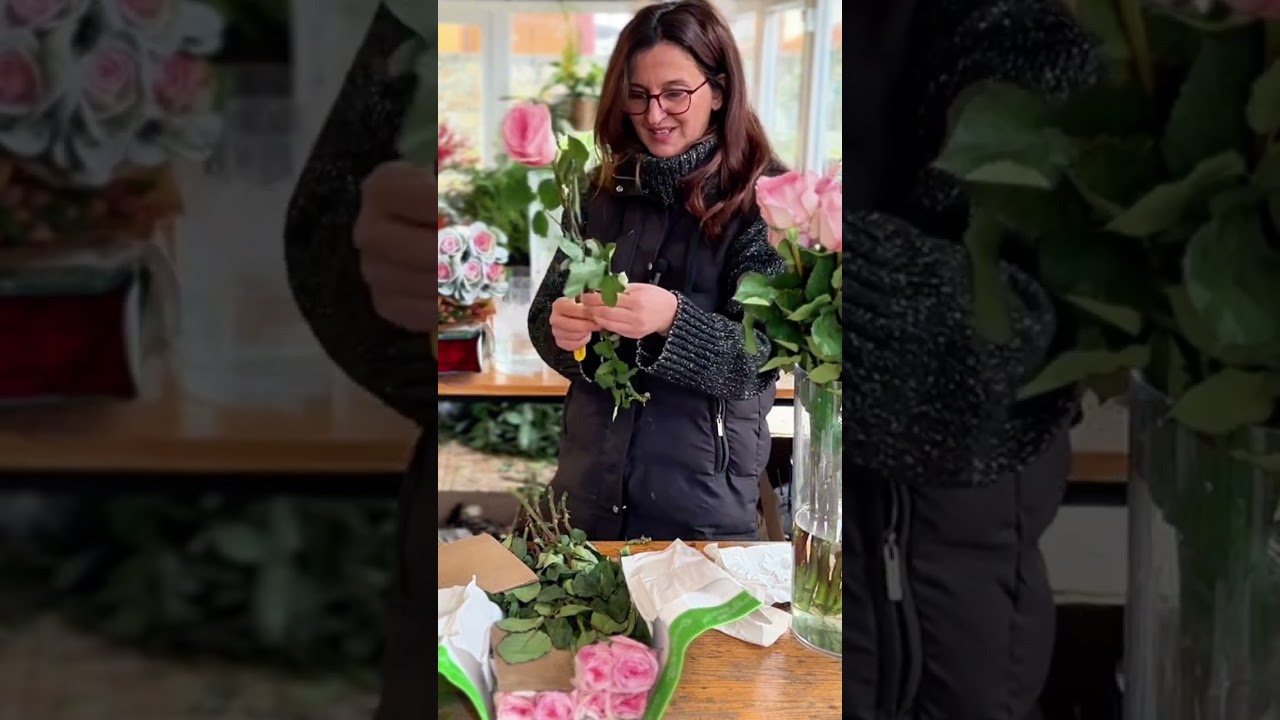 Despre trandafiri Pink O’HARA și procesare în florărie @AncaVlad