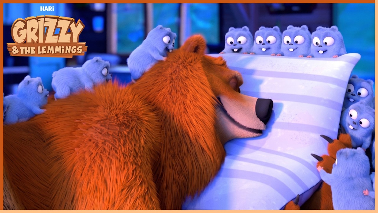 Bear Pillow | Grizzy & the Lemmings | 30' Compilation | 🐻🐹 Cartoon for Kids