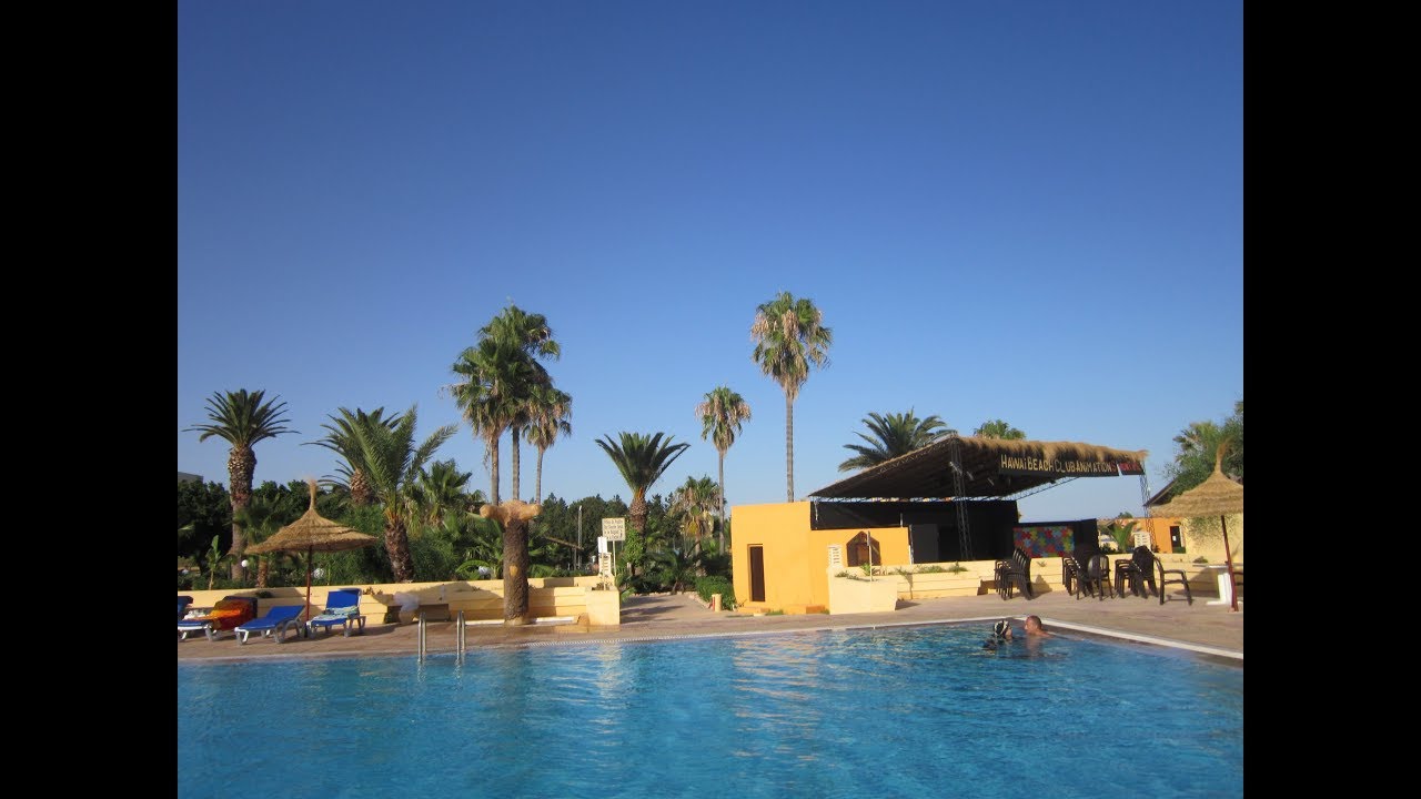 Обзор отеля Hawaii Beach Club 3*, Тунис/ Review of Hawaii Beach Club 3*, Tunisia/ هاواي بيتش كلوب