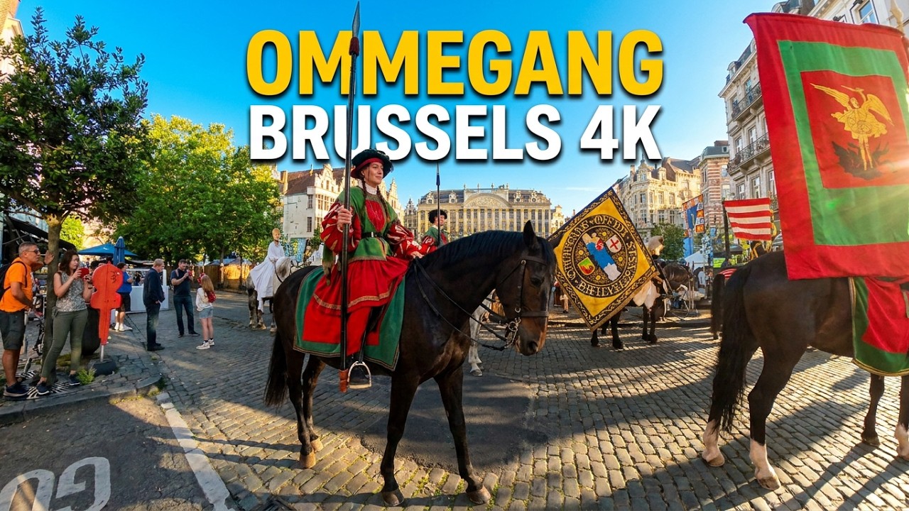 Ommegang 2026: Brussels' Most Iconic Procession 4K #brussels #belgium #festival #travel #ommengang