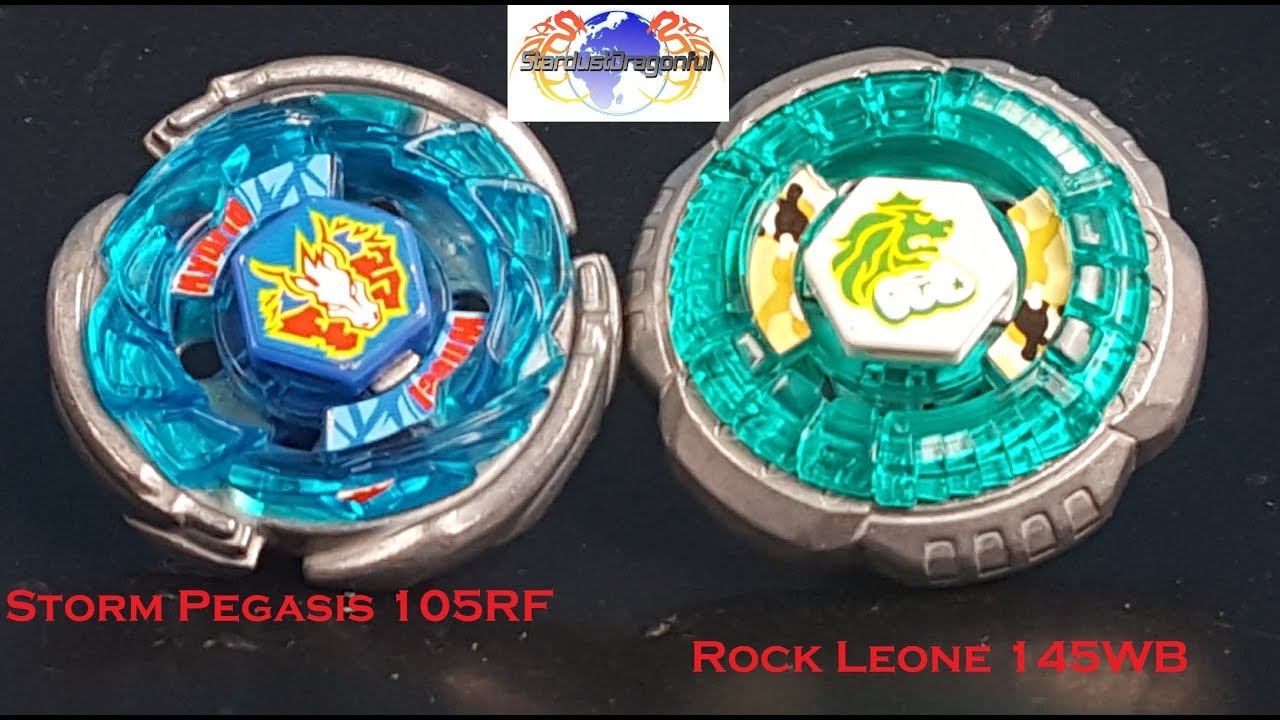 BeyBattle Storm Pegasus VS Rock Leone (Metal Fight Beyblade) EPIC!