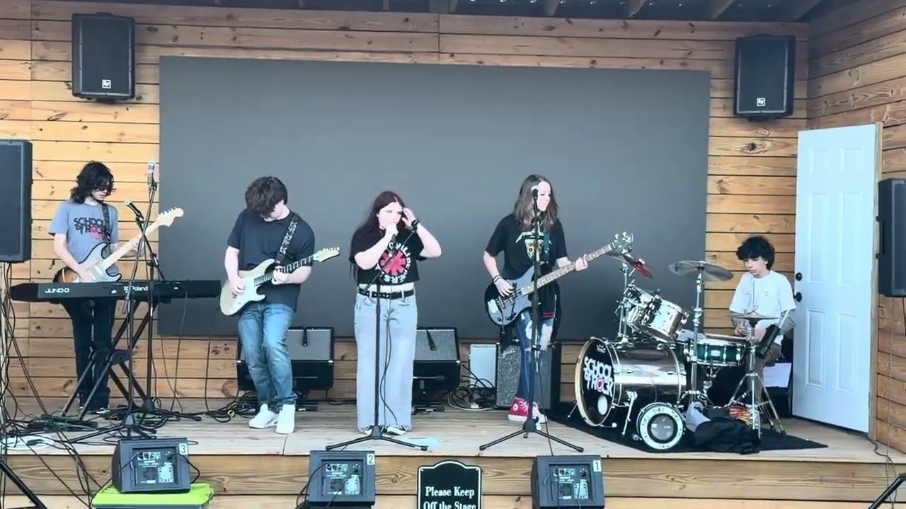 Tomas on the drums - School of Rock Clermont HouseBand - March 1st 2026