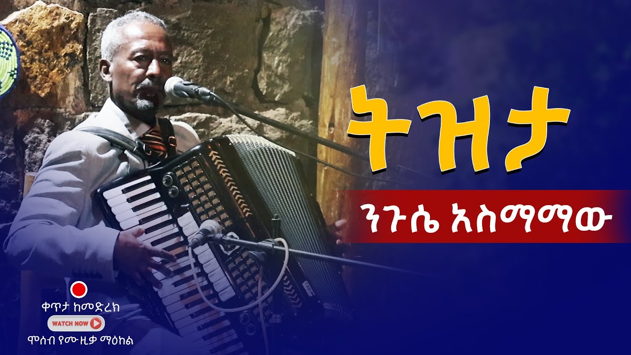አንጋፋው ሙዚቀኛ ንጉሴ አስማማው - ትዝታ | Traditional Ethiopian Tizita on Accordion | Neguse Asmamaw