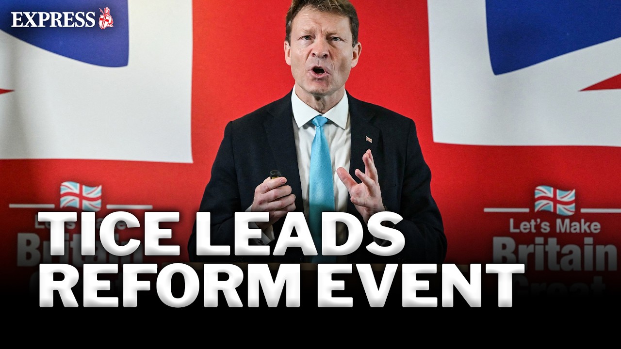 Richard Tice vows to 'clean up Britain' at Reform UK press conference