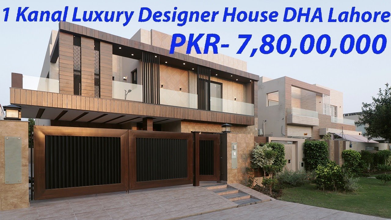 7.80 Crore, DHA Lahore's Ultimate 1 Kanal Modern Luxury Designer House, Phase 6, By President Group