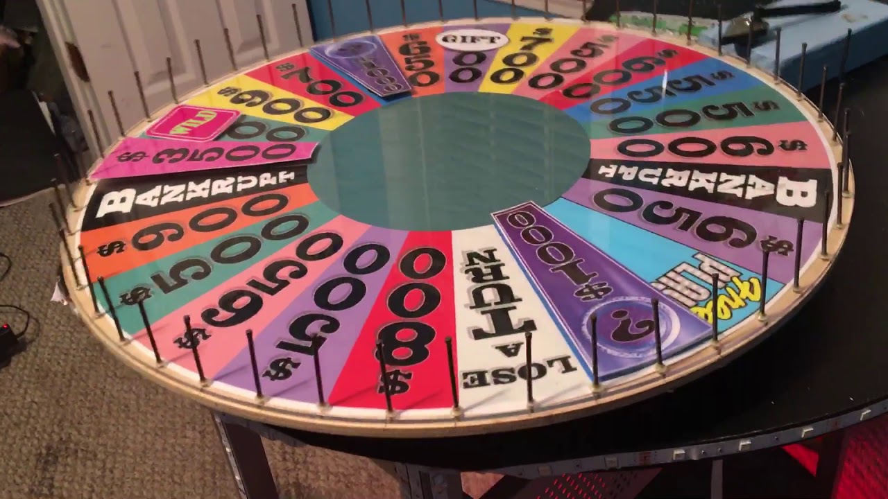 My Homemade Wheel of Fortune