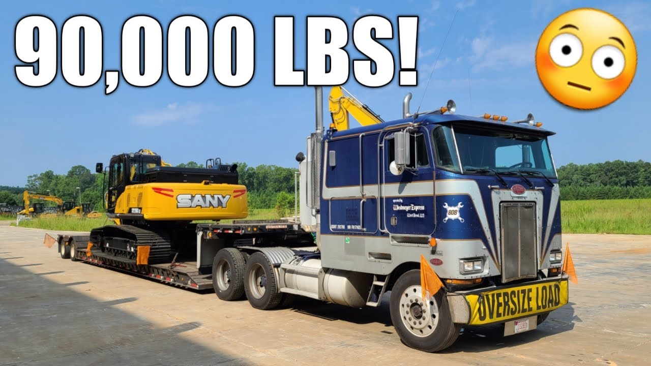 Classic Peterbilt Gets Overweight Load
