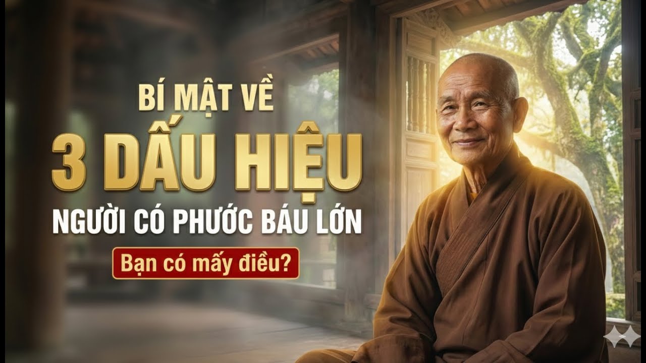 Bí Mật Về 3 Dấu Hiệu Của Người Có Phước Báu Lớn - Bạn Có Mấy Điều Trong Số Này?