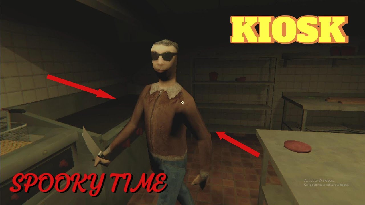 Playing Kiosk - Spooky Time!