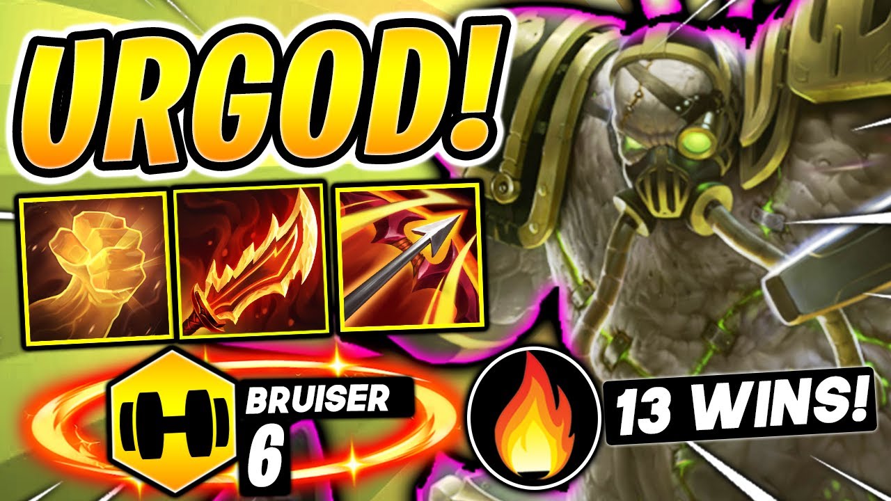 GET FREE ELO w/ URGOD! - TFT SET 6 Guide Teamfight Tactics BEST Comps Meta Ranked Build Strategy