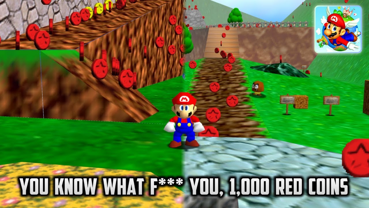 ⭐ Super Mario 64 - You Know What F*** You, 1,000 Red Coins