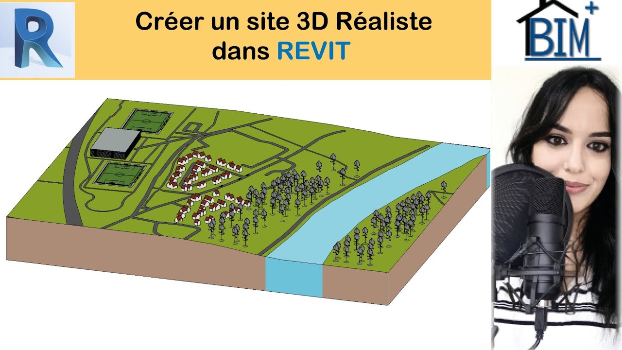 Créer un Environnement 3D Réaliste dans #revit  – Tuto Facile et Rapide !