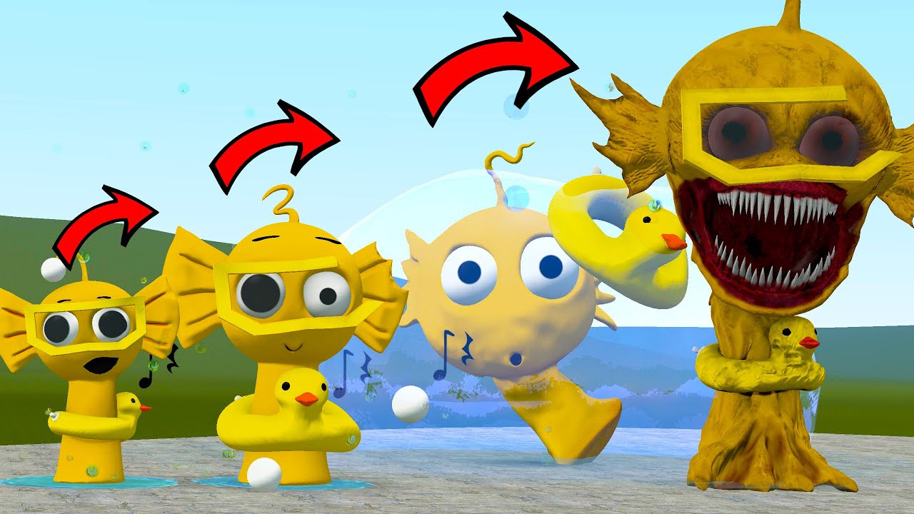 NEW EVOLUTION OF BAILEY SPRUNKI ALL PHASES In Garry's Mod!