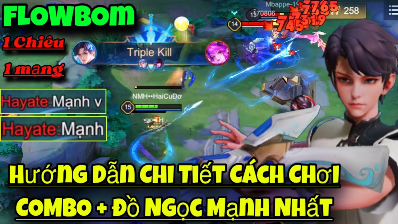 FLOWBORN Li&ecirc;n Qu&acirc;n || Hướng Dẫn Chi Tiết Chi&ecirc;u Thức + C&aacute;ch Chơi COMBO + Trang Bị + Ngọc v&agrave; Ph&ugrave; Hiệu