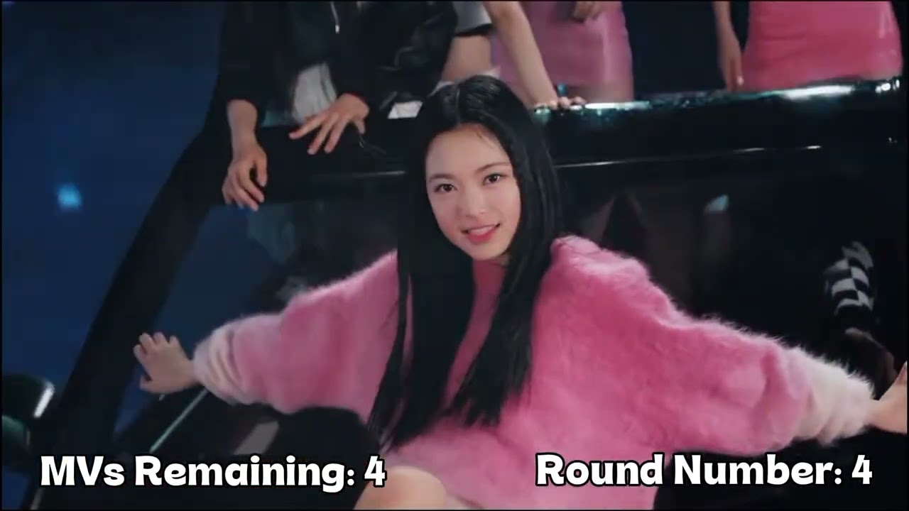 LE SSERAFIM/NewJeans/ILLIT/KATSEYE debut MV, but if they say the title, the songs change
