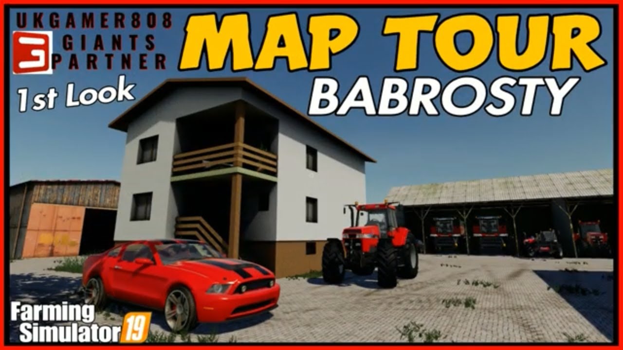 BABROSTY fs19 Map Tour farming simulator 19 #fs19maps #fs19modreview