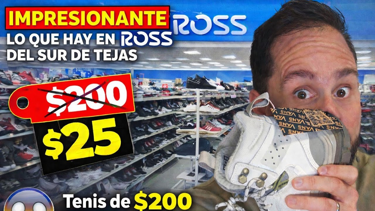 🚨 IMPRESIONANTE lo que hay en ROSS del Sur de Tejas 😳 Tenis de $200 al 80% de descuento