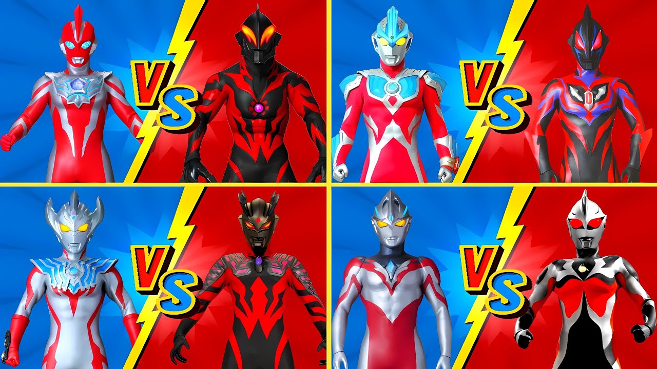 ウルトラマン OMEGA VS ULTRAMAN BELIAL, TAIGA VS ZERO DARKNESS, GINGGA S VS GEED DARK #ウルトラマン #ultraman 