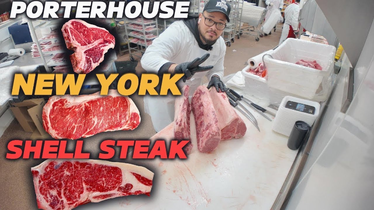 LOS VERDADEROS REYES DE LA CARNICERÍA: NEW YORK, PORTERHOUSE Y SHELL STEAK