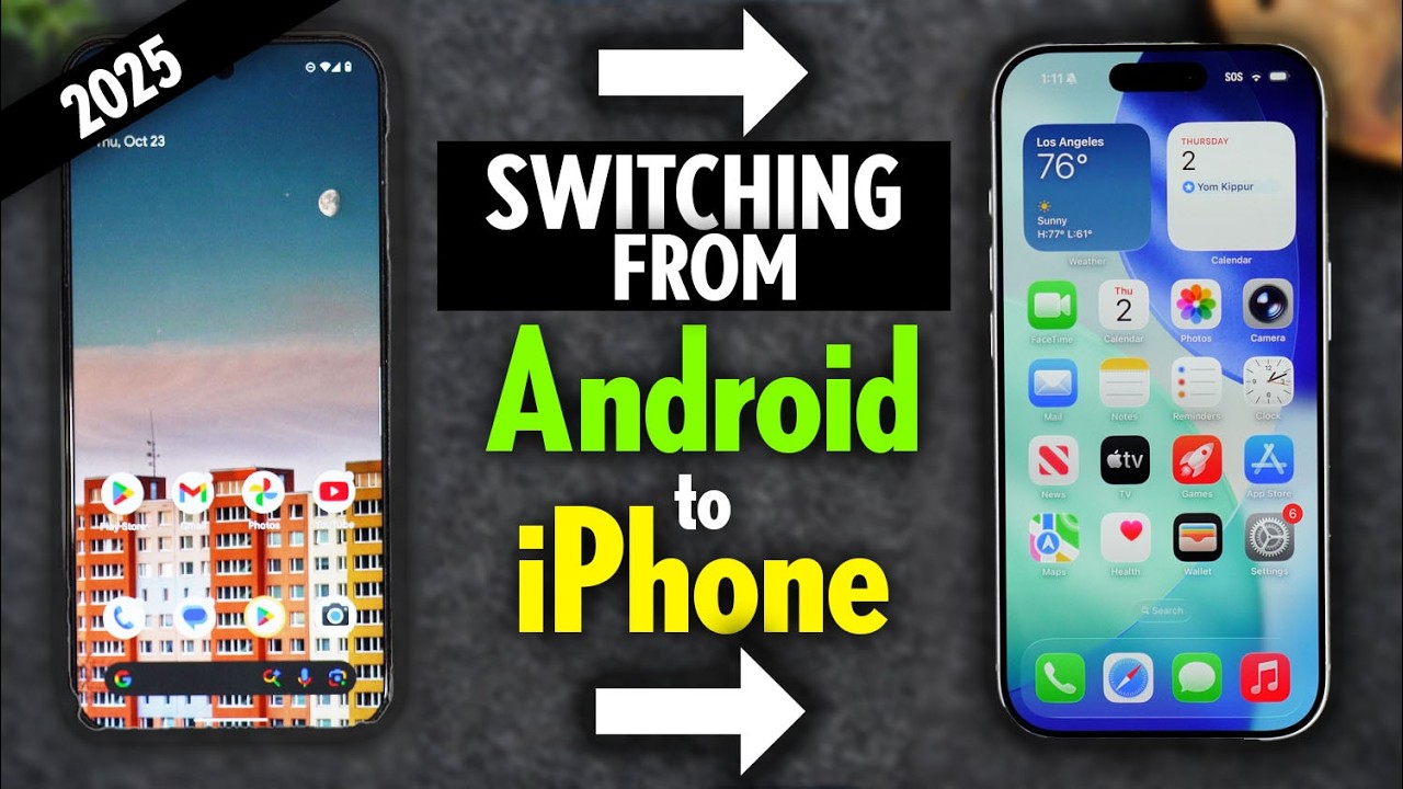 How to Transfer Contacts, Pictures, and More From an Android Phone to iPhone | Updated 2025