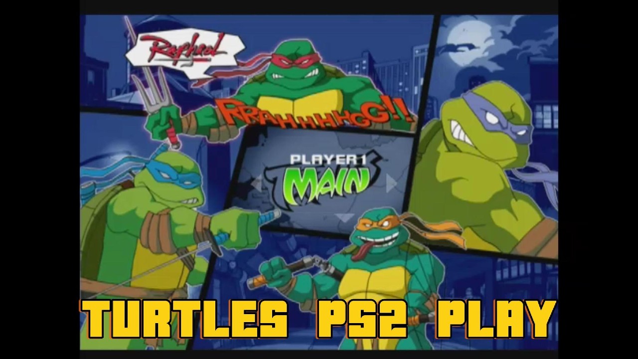 TEENAGE MUTANT NINJA TURTLES ON PS2 RETRO REVISIT GAMEPLAY WITH COMMENTARY PLAYSTATION 2 GAME REVIEW
