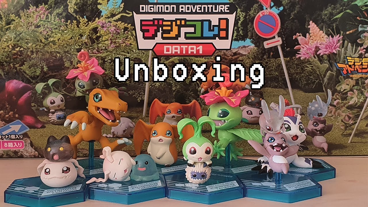 Digimon Data 1 Figure Unboxing