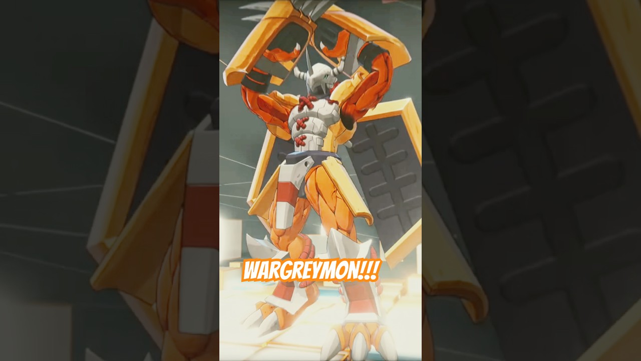 Digimon Story Time Stranger-MetalGreymon Digivolve to Mega form-WarGreymon