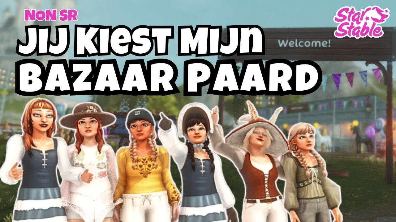 Paard kopen bij de Bazaar 🐴 Non Star Rider + GRATIS Nobel Laarzen ✨  Star Stable Online