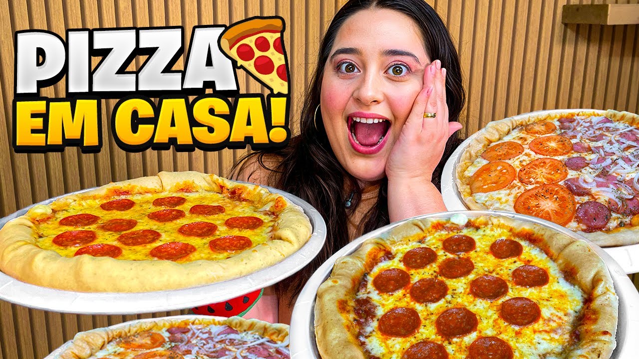 A MELHOR RECEITA DE PIZZA QUE VOCÊ VAI FAZER | PIZZA CASEIRA PERFEITA