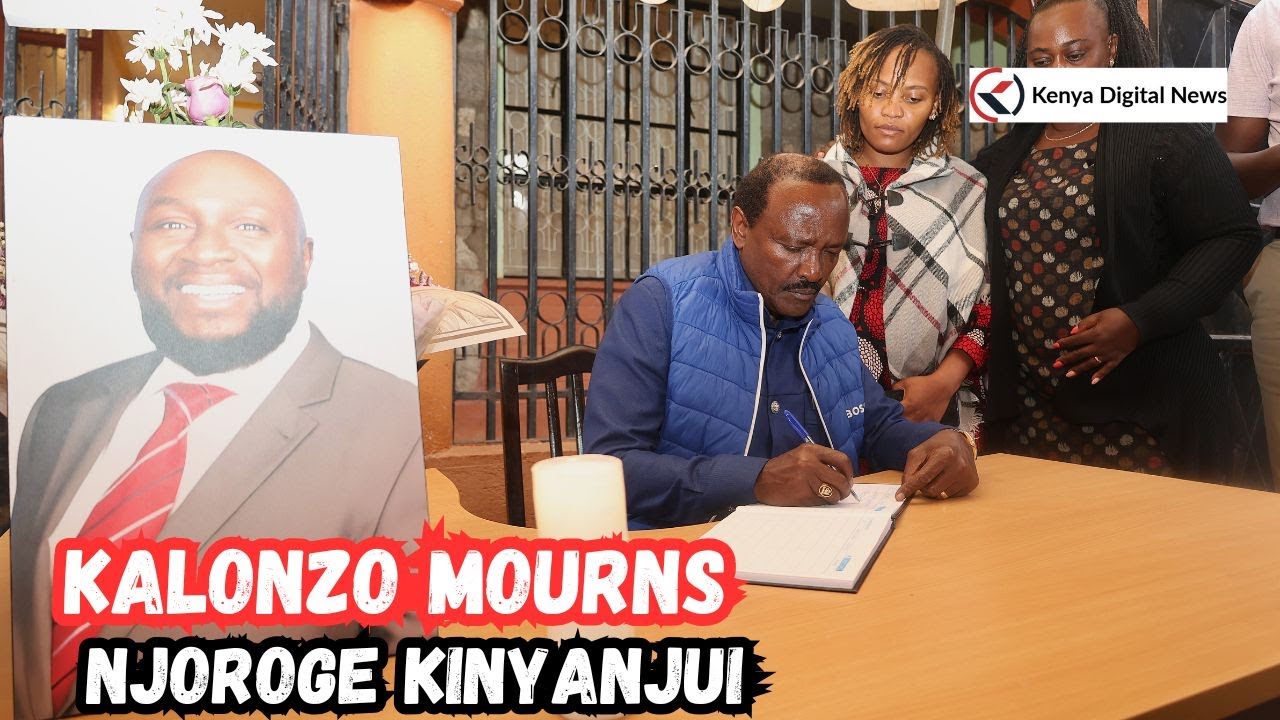 Kalonzo Musyoka Condoles With Family of Njoroge Kinyanjui at Their Thogoto, Kikuyu Township Home!