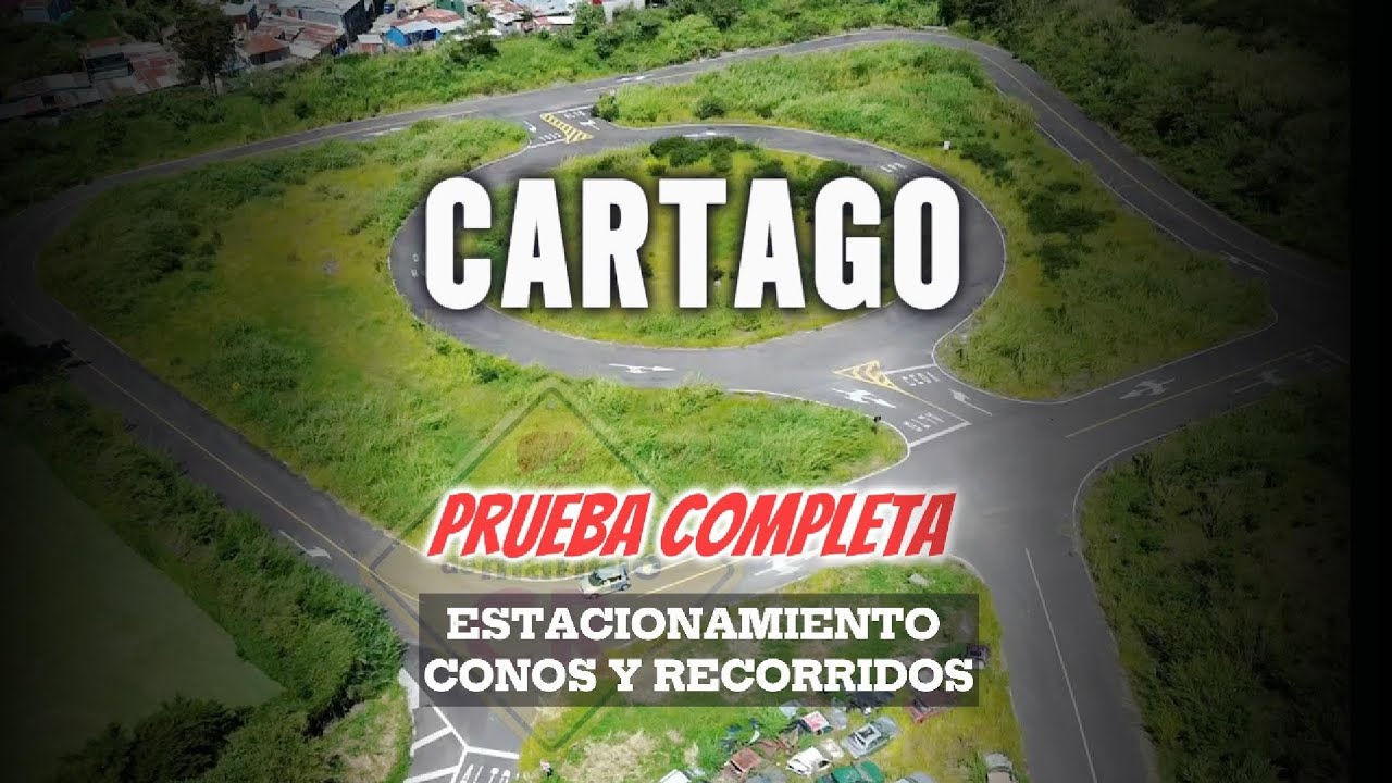 Como es la prueba de manejo en Cartago?  Video COMPLETO.. Reserve un vehículo carro o moto 86310030