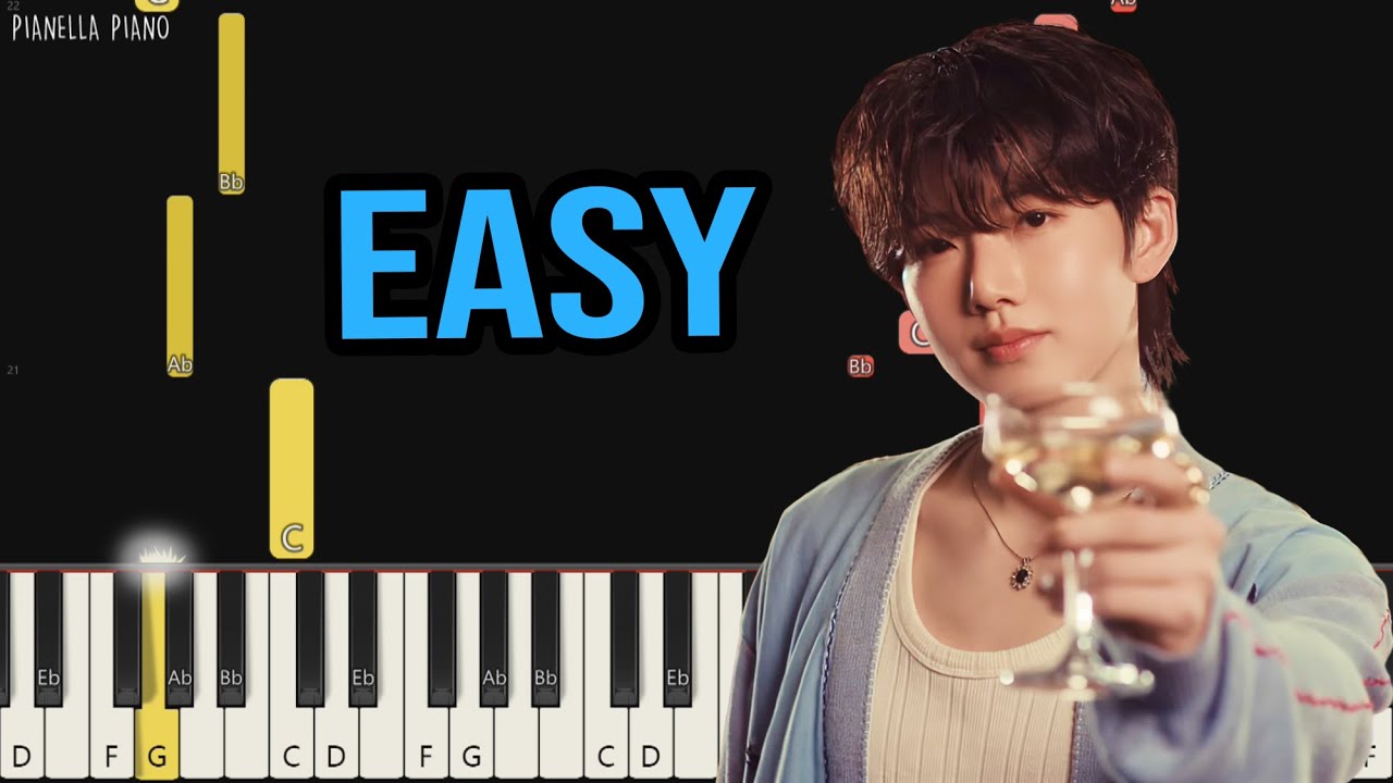 TREASURE - PARADISE | EASY Piano Tutorial by Pianella Piano