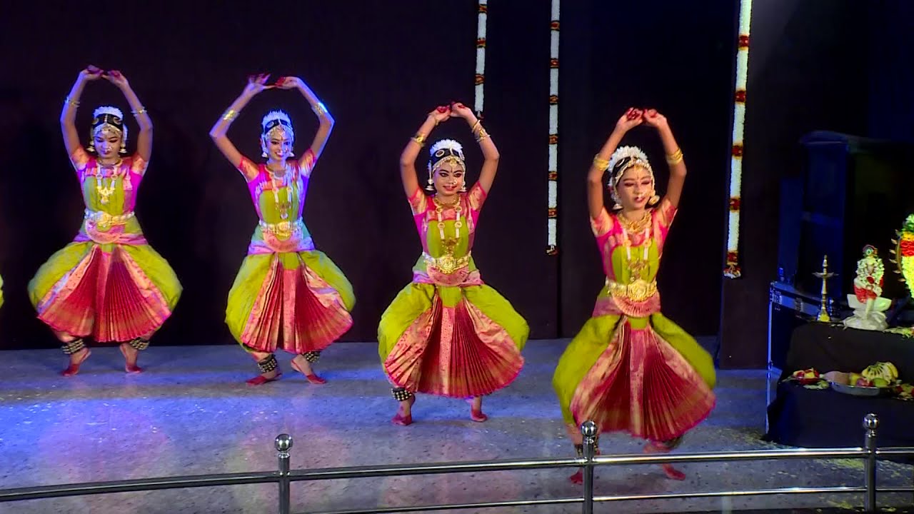 PUSHPANJALI - BHARATHANATYAM - SALANGAI POOJA  ON 22.10.2020.