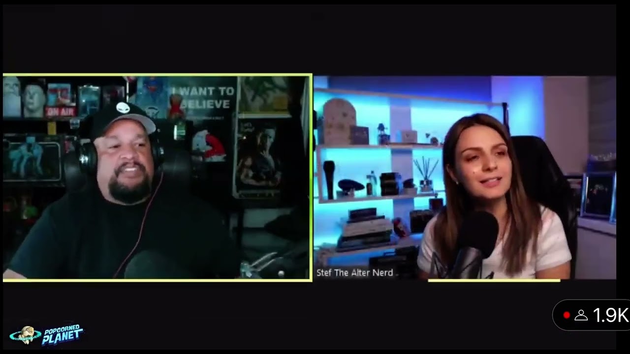 Creepy Andy Signore being jealous and possessive of Stef the Alter Nerd. #popcornedplanet