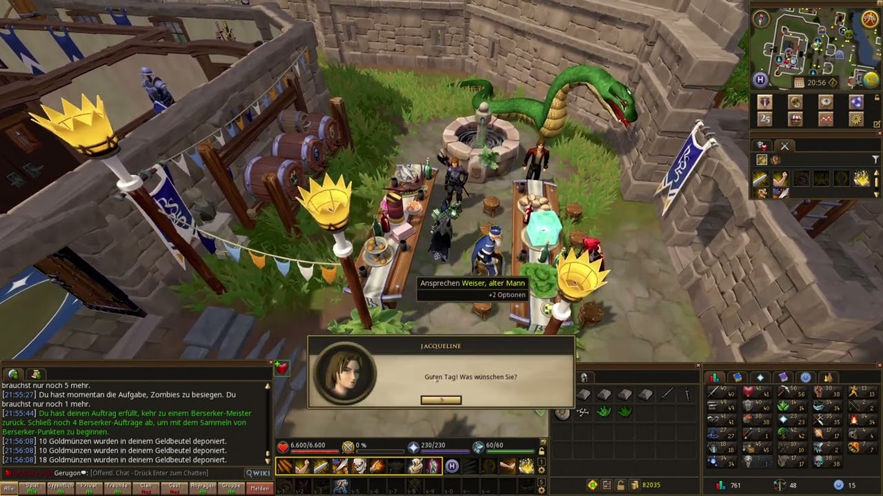Let's Play Runescape Hardcore Ironman #32 Berserker