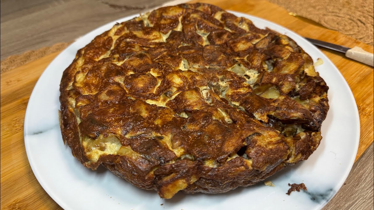 Tortilla de patata a la freidora de aire 