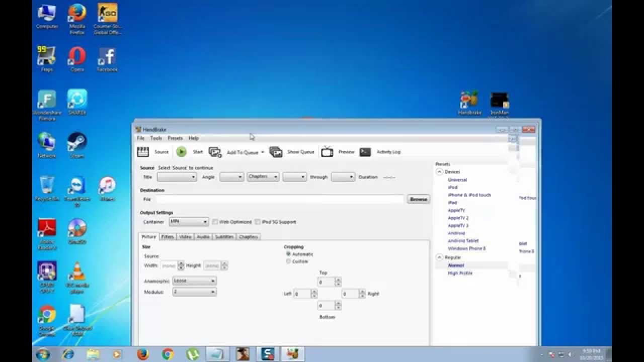 How To Compress Video in Handbrake Fast & Easy Way (HD) 2015