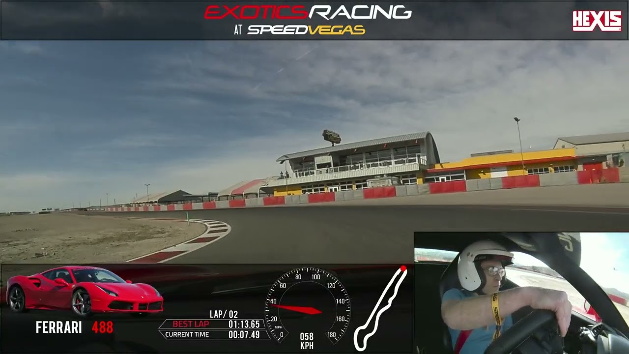 Ferrari 488 GTB Speed Vegas 7 Laps 2-9-26