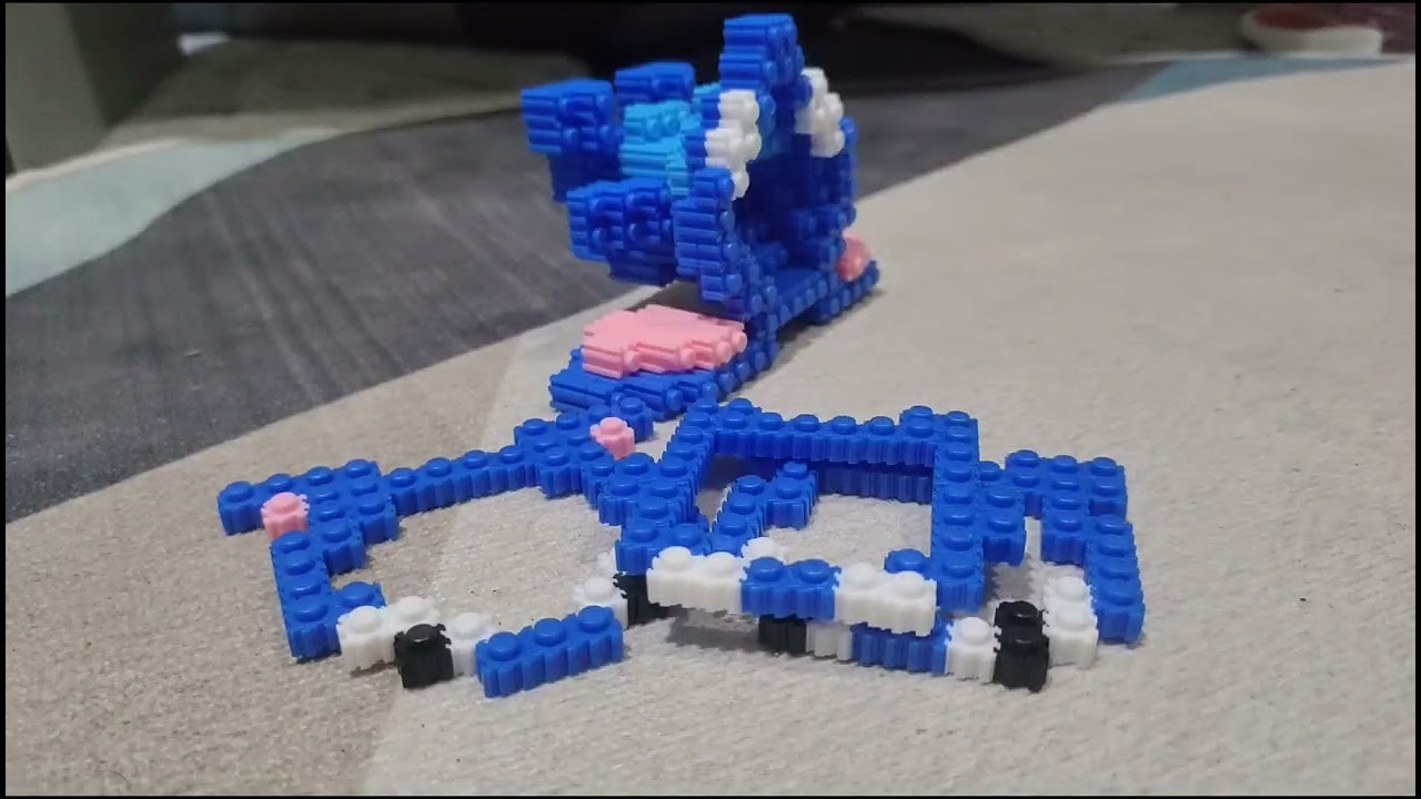Live in The Moment #04: lego building blocks - Stitch Blue 💙