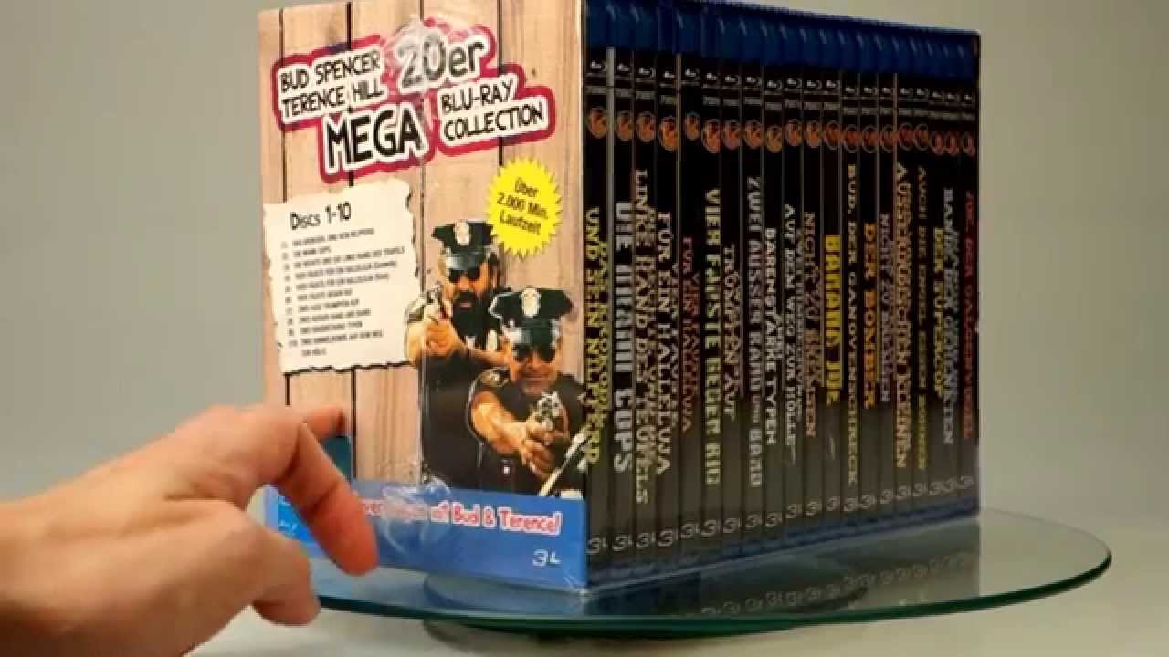 Unboxing: Bud Spencer & Terence Hill 20 Blu-ray Mega Collection (deutsch)